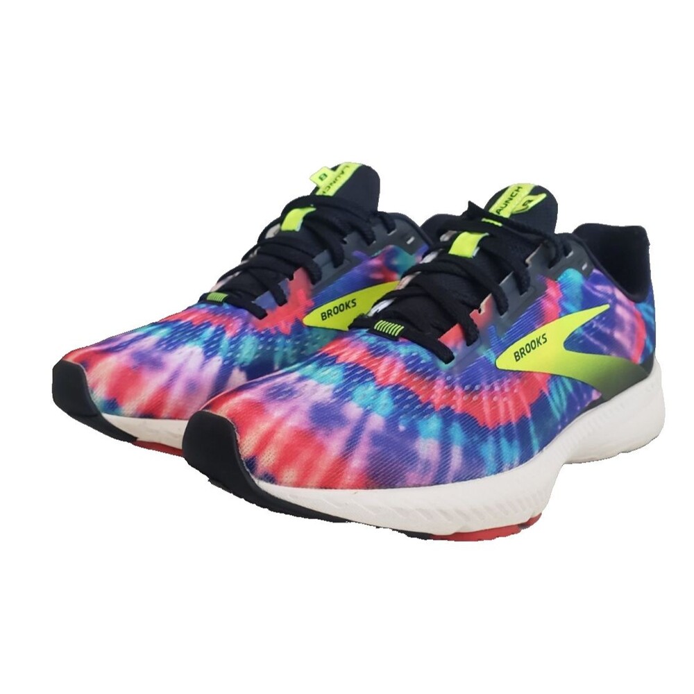 Brooks Launch Shoes Women's Size 9B Multicolor Tie Dye Mesh Running Sneaker